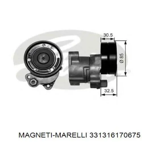 Купити 331316170675 Magneti Marelli Натягувач приводного ременя