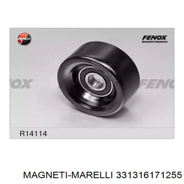 Ролик приводного ременя, паразитний Magneti Marelli 331316171255 ціна, від 11.87 USD
