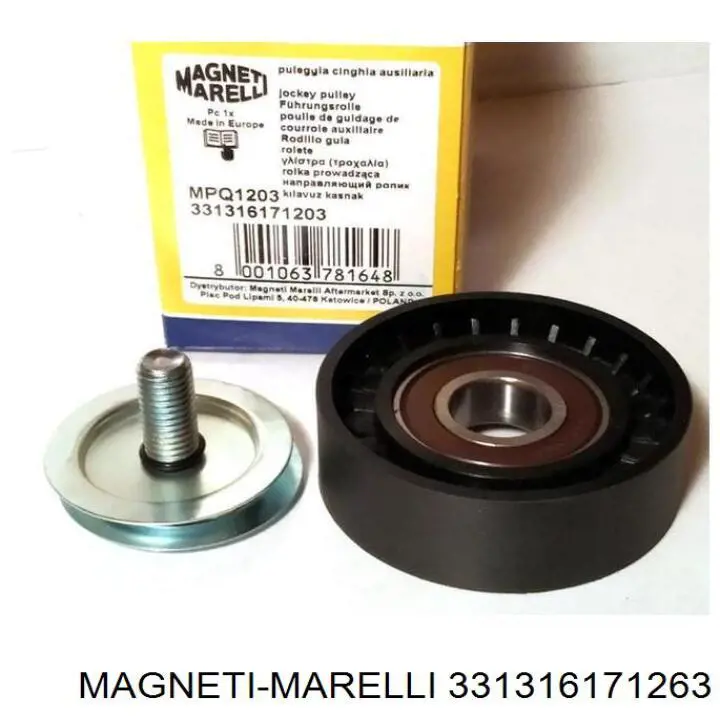 331316171263 Magneti Marelli Натяжна планка поліклинового ременя