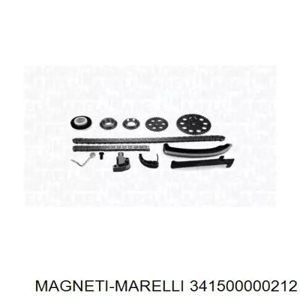 Ланцюг ГРМ, комплект Magneti Marelli 341500000212 ціна, від 125.00 USD