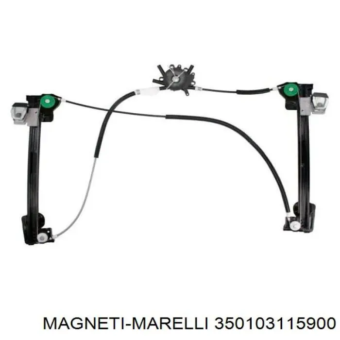 Купити 350103115900 Magneti Marelli Механізм склопідйомника дверей задніх, 3/5 -х