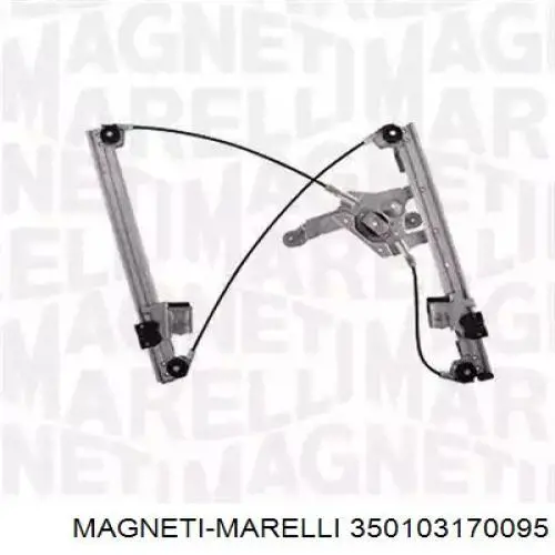 Купити 350103170095 Magneti Marelli Механізм стеклопідйомника водійських дверей