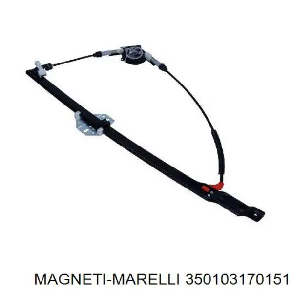 Механізм стеклопідйомника дверей передніх, лівих Magneti Marelli 350103170151