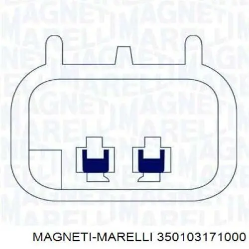 350103170157 Magneti Marelli Підйомник механічний вітрового скла