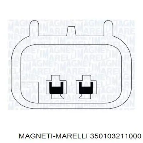 Механізм склопідіймача двері передньої, лівої 350103211000 Magneti Marelli