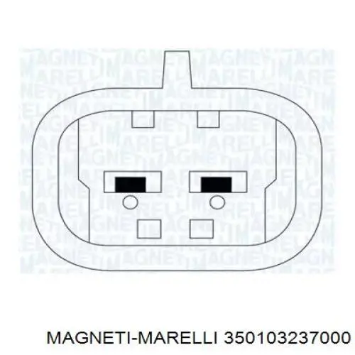 Механізм склопідіймача двері передньої, лівої 350103237000 Magneti Marelli