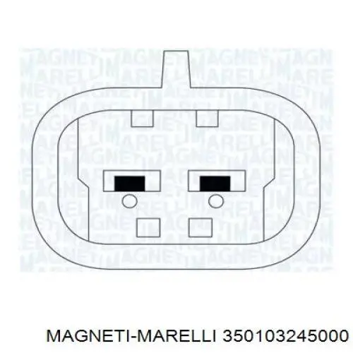 Механізм склопідіймача двері передньої, лівої 350103245000 Magneti Marelli