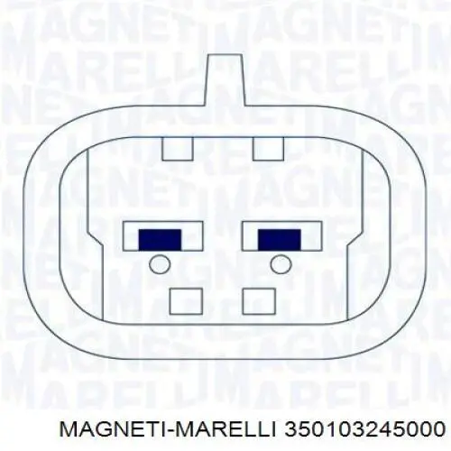Механізм стеклопідйомника дверей передніх, лівих Magneti Marelli 350103245000