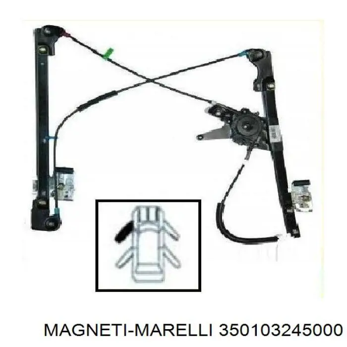 350103245000 Magneti Marelli Підйомник механічний вітрового скла