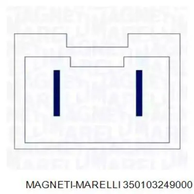 Механізм склопідіймача двері передньої, лівої 350103249000 Magneti Marelli