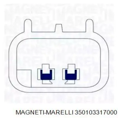 Механізм склопідіймача двері передньої, лівої 350103317000 Magneti Marelli