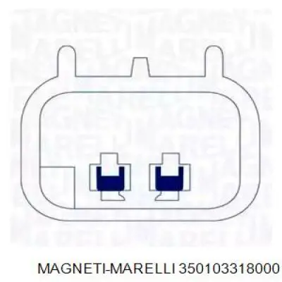 Механізм склопідіймача двері передньої, правої 350103318000 Magneti Marelli