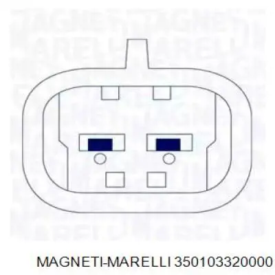 Механізм склопідіймача двері передньої, правої 350103320000 Magneti Marelli