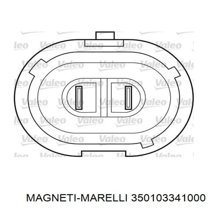 Склопідйомник передньої лівої двері 350103341000 Magneti Marelli