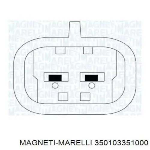 350103351000 Magneti Marelli механізм склопідіймача двері задньої, лівої