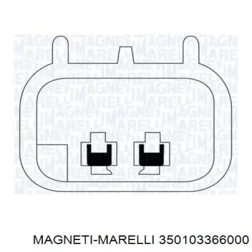 Механізм склопідіймача двері передньої, правої 350103366000 Magneti Marelli