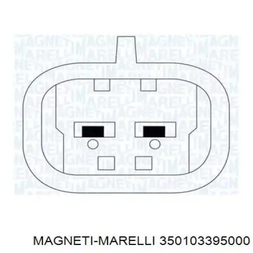 Склопідйомник передньої лівої двері 350103395000 Magneti Marelli