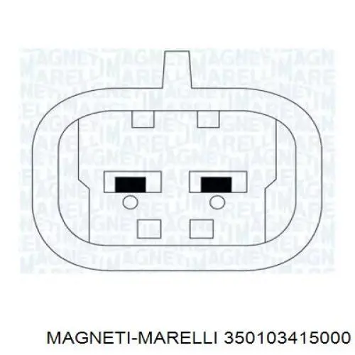 350103415000 Magneti Marelli механізм склопідіймача двері задньої, лівої