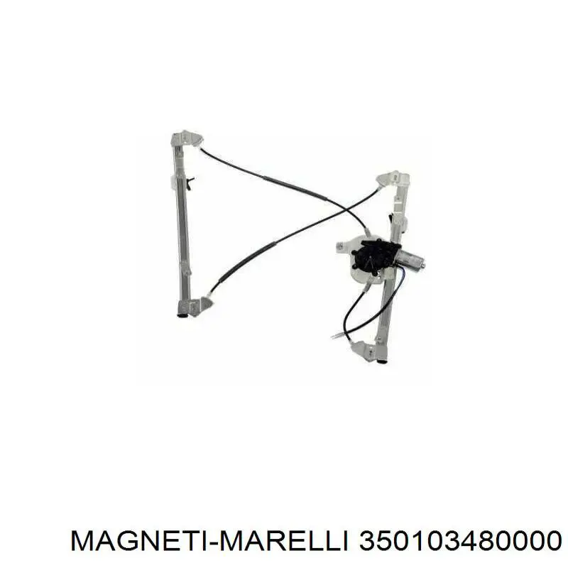 Механізм склопідіймача двері передньої, правої 350103480000 Magneti Marelli