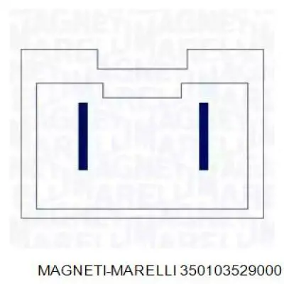 Механізм склопідіймача двері передньої, лівої 350103529000 Magneti Marelli