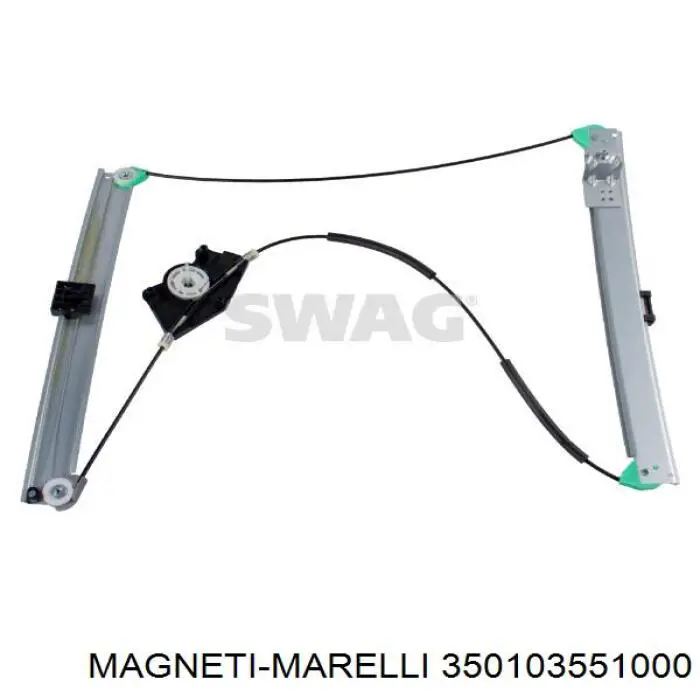 Купити 350103551000 Magneti Marelli Механізм стеклопідйомника водійських дверей