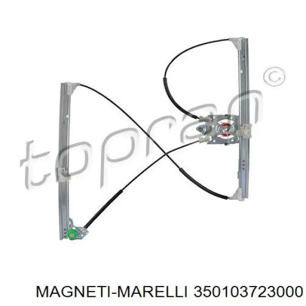 Механізм стеклопідйомника дверей передніх, лівих Magneti Marelli 350103723000