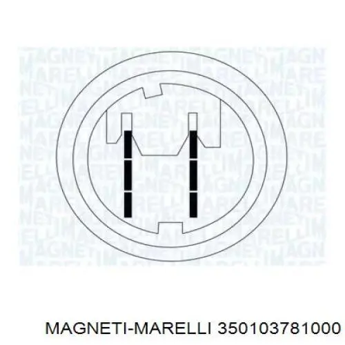 Механізм склопідіймача двері передньої, лівої 350103781000 Magneti Marelli