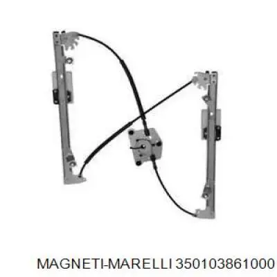 Механізм склопідіймача двері передньої, лівої 350103861000 Magneti Marelli