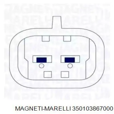 Механізм склопідіймача двері передньої, лівої 350103867000 Magneti Marelli