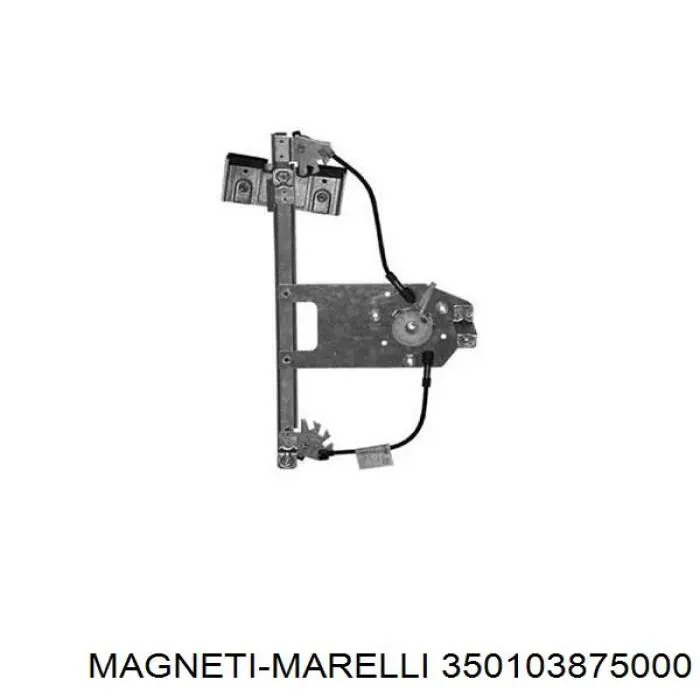 Механізм склопідіймача двері задньої, лівої 350103875000 Magneti Marelli