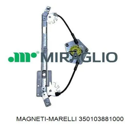 Механізм склопідіймача двері задньої, лівої 350103881000 Magneti Marelli