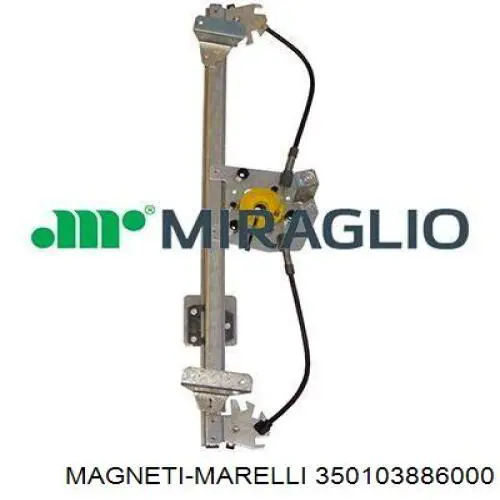 Механізм склопідйомника двері задньої, правої Magneti Marelli 350103886000 ціна, від 62.11 USD