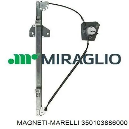 Купити 350103886000 Magneti Marelli Механізм склопідіймача двері задньої, правої
