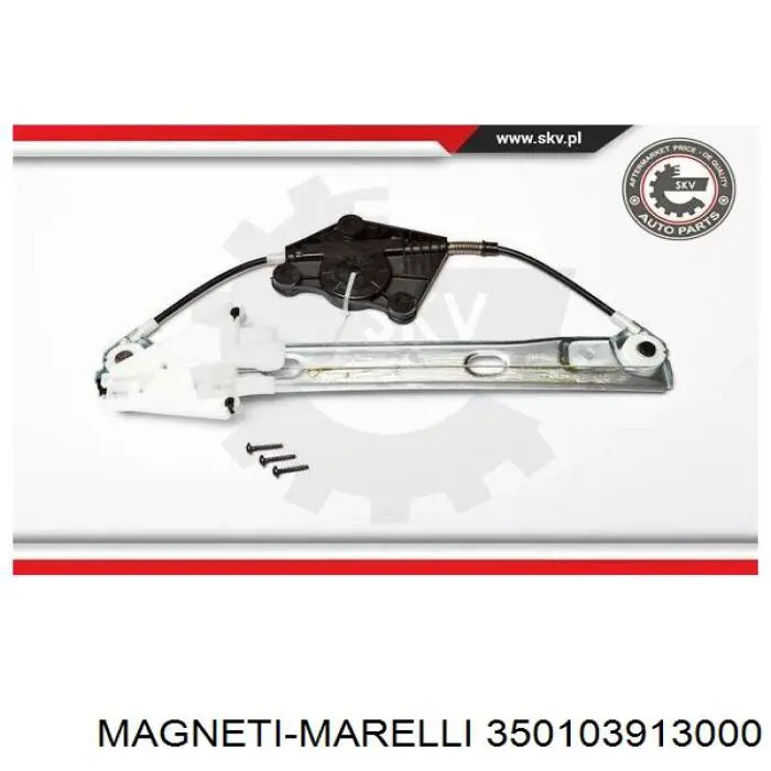 Механізм стеклопод'емника двері задньої, лівої Magneti Marelli 350103913000 ціна, від 40.50 USD