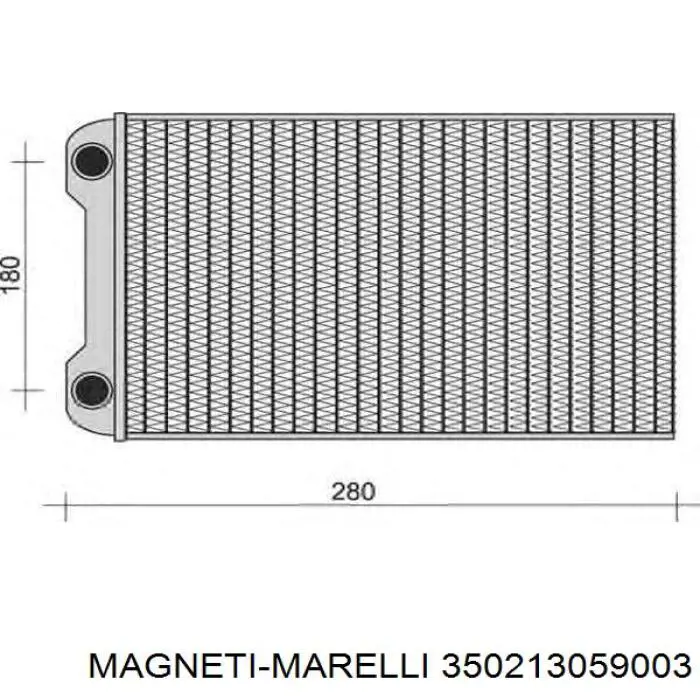 Купити 350213059003 Magneti Marelli Теплообмінник