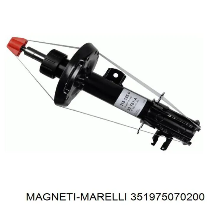Стійка передня, ліва Magneti Marelli 351975070200