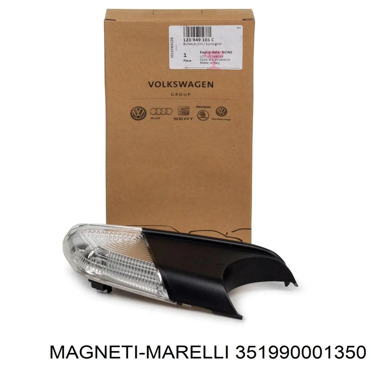 Купити 351990001350 Magneti Marelli Покажчик повороту дзеркала, лівий