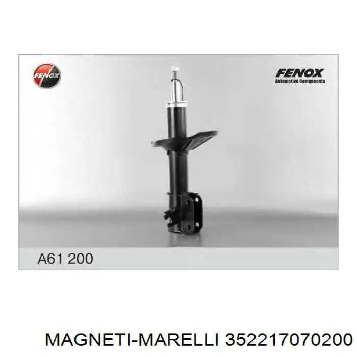 Амортизатор передній, правий 352217070200 Magneti Marelli