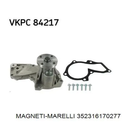Помпа охолодження Magneti Marelli 352316170277 ціна, від 28.11 USD