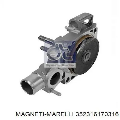 Помпа охолодження Magneti Marelli 352316170316 ціна, від 43.85 USD