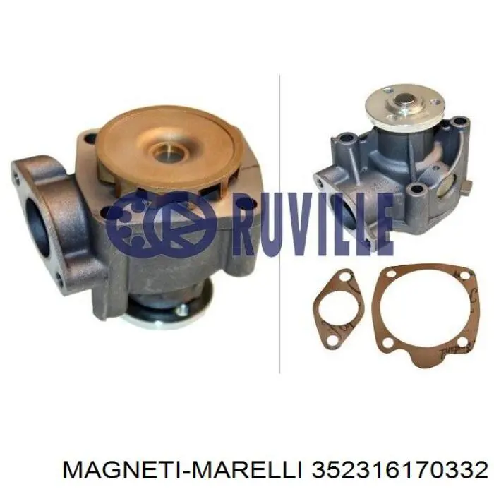 Помпа WPQ0332 Magneti Marelli