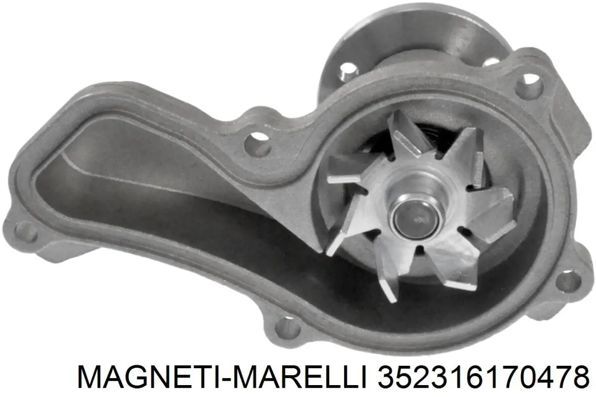 Помпа охолодження Magneti Marelli 352316170478 ціна, від 31.04 USD