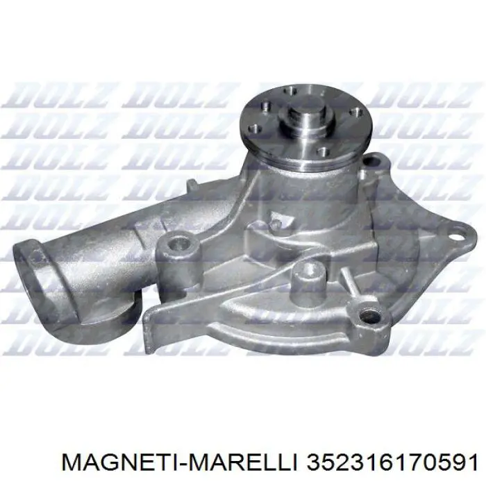 352316170591 Magneti Marelli помпа водяна, (насос охолодження)