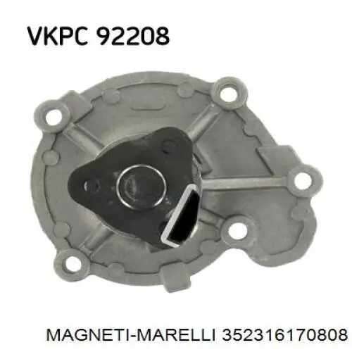 Помпа охолодження Magneti Marelli 352316170808 ціна, від 21.42 USD
