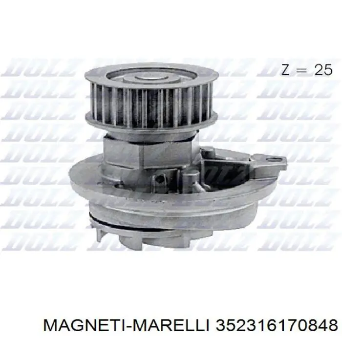 352316170848 Magneti Marelli помпа водяна, (насос охолодження)