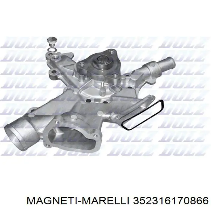352316170866 Magneti Marelli помпа водяна, (насос охолодження)