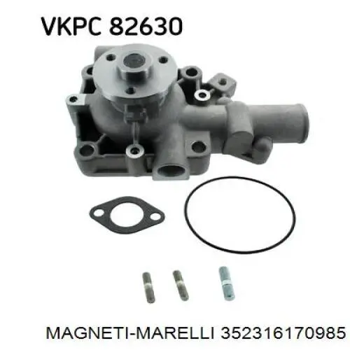 Помпа охолодження Magneti Marelli 352316170985 ціна, від 47.59 USD