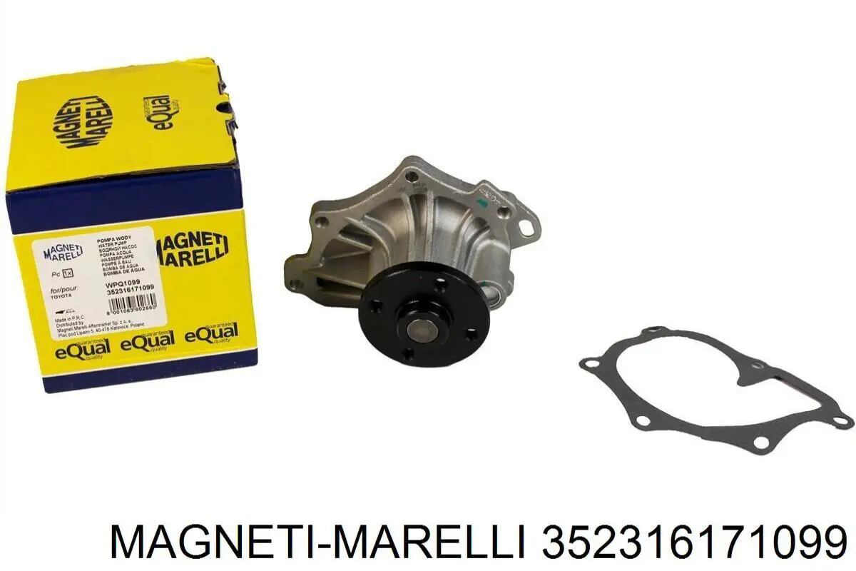 352316171099 Magneti Marelli помпа водяна, (насос охолодження)