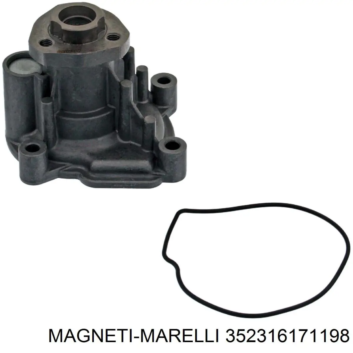 Помпа водяна, (насос) охолодження 352316171198 Magneti Marelli