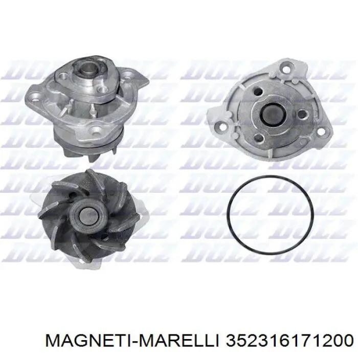 352316171200 Magneti Marelli Насос охолодження